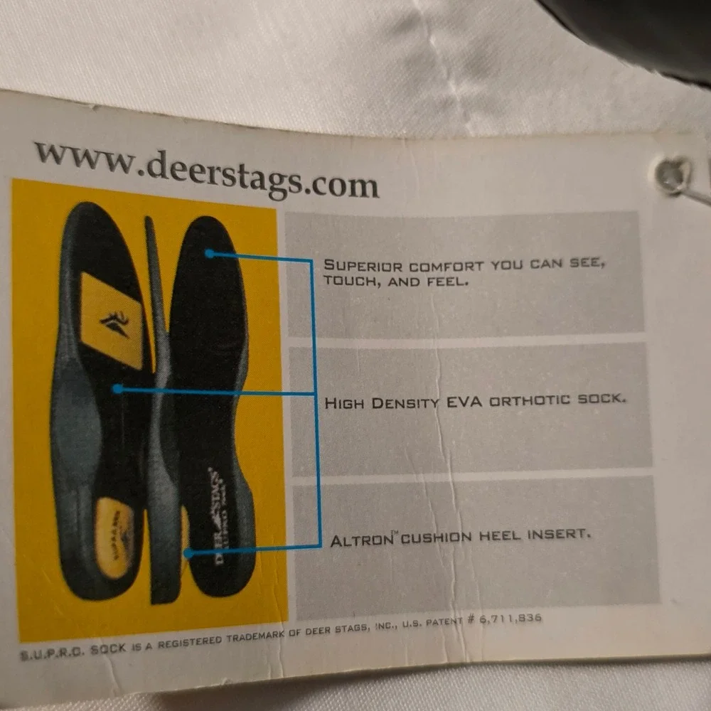 Deer Stags Kids Gabe‎ Black Patent Leather Dress Shoes Size 11M NWT